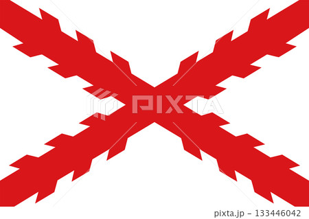 Flag of Cross of Burgundy Flag of Cross of Burgundy 133446042