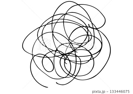 手描きのぐちゃぐちゃに書いたモヤモヤのイメージ ストレス 不満 鬱病 手描きのぐちゃぐちゃに書いたモヤモヤのイメージ ストレス 不満 鬱病 133446075