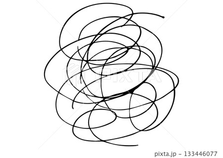 手描きのぐちゃぐちゃに書いたモヤモヤのイメージ ストレス 不満 鬱病 手描きのぐちゃぐちゃに書いたモヤモヤのイメージ ストレス 不満 鬱病 133446077