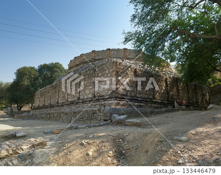 Heritage Stone central stupa linking monastery Jaulian and Dharmarajika pilgrimage routes Heritage Stone central stupa linking monastery Jaulian and Dharmarajika pilgrimage routes 133446479