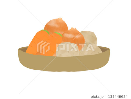 シンプルな野菜のイラスト 133446624