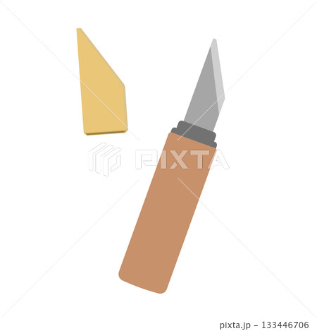小刀のイラスト 133446706
