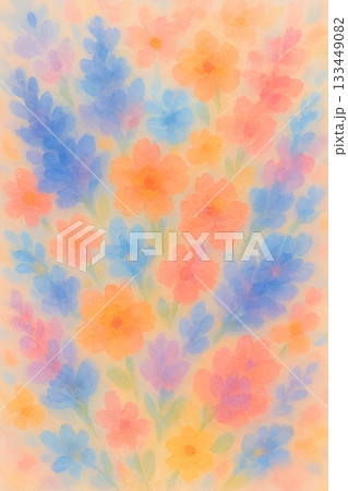 abstract floral pattern on canvas texture abstract floral pattern on canvas texture 133449082