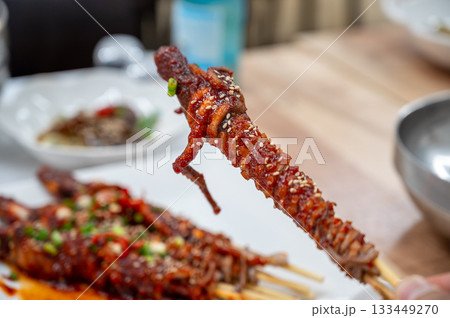 Grilled Whole Octopus Grilled Whole Octopus 133449270