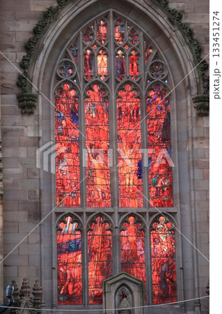 ニューヨーク冬の街並みとクリスマスイルミネーション観光風景、自由の女神、9.11メモリアル、地下鉄 133451274