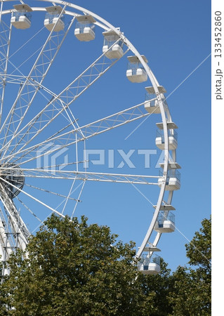 Ferris wheel in La Rochelle city. France. Ferris wheel in La Rochelle city. France. 133452860
