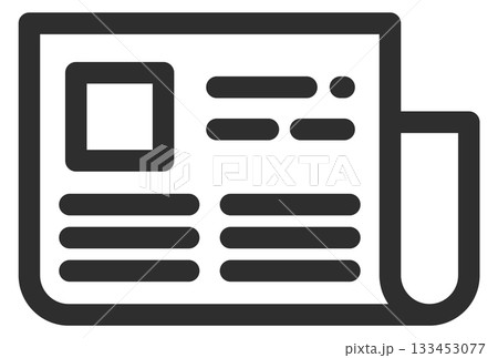 A newspaper with a picture of a man on the front page 133453077