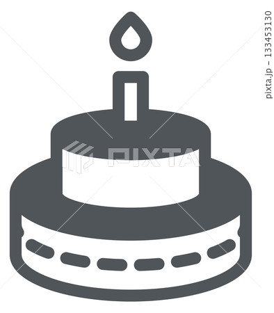 A cake with a candle on top of it A cake with a candle on top of it 133453130