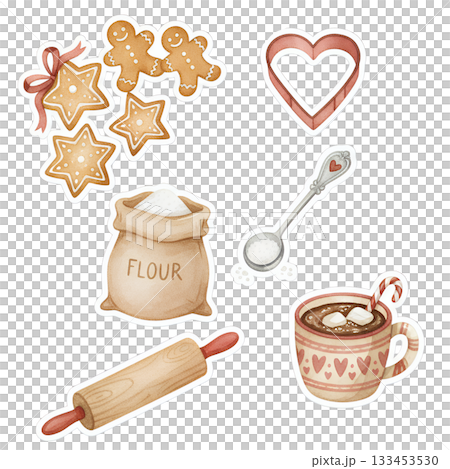 ジンジャーブレッドクッキー・ベーキングセット 133453530