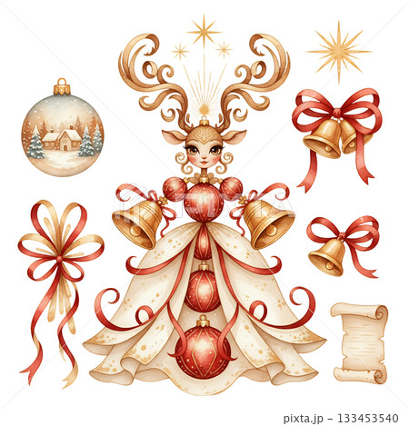 クリスマスディアクイーン＆オーナメントセット 133453540