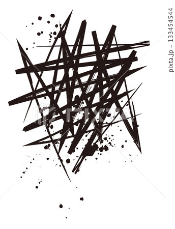 落書きのペイント。汚れたテクスチャー。グランジ、スプレーの素材。 133454544