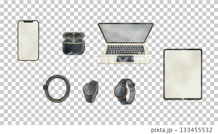 Modern Tech Essentials Watercolor Set 133455532