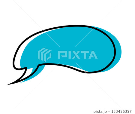 Chat bubble template. Empty talk balloon, speech box, quote frames, message tags, feedback labels, idea or thought sticker isolated on white background. Vector illustration Chat bubble template. Empty talk balloon, speech box, quote frames, message tags, feedback labels, idea or thought sticker isolated on white background. Vector illustration 133456357