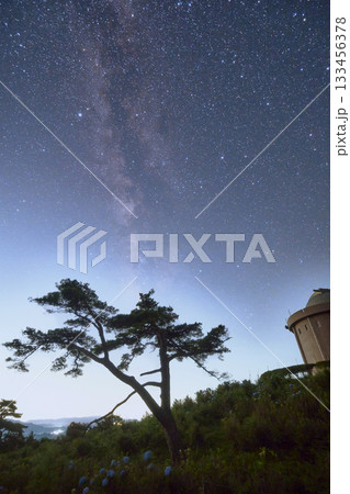 天文台の星空 133456378