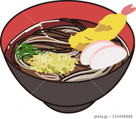 そば_年越し_海老天 そば_年越し_海老天 133456888