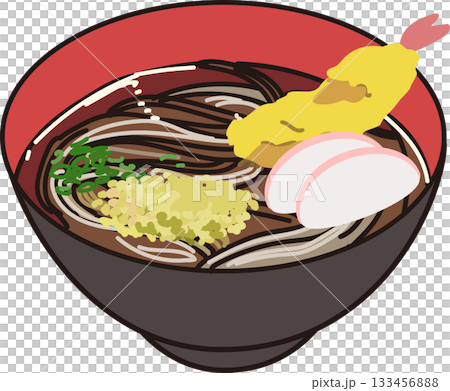 そば_年越し_海老天 そば_年越し_海老天 133456888