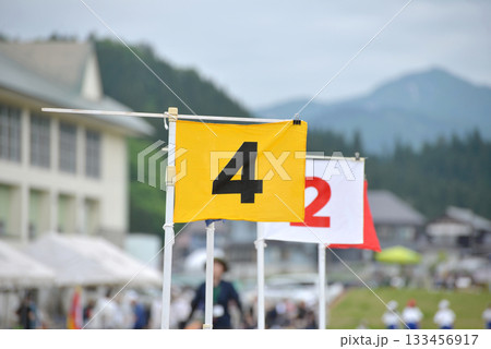 運動会の等賞旗01 133456917