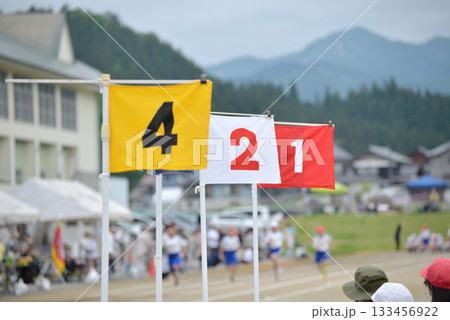 運動会の等賞旗06 133456922