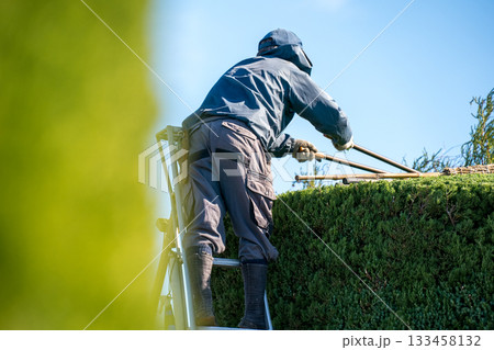 Japanese Gardener 133458132