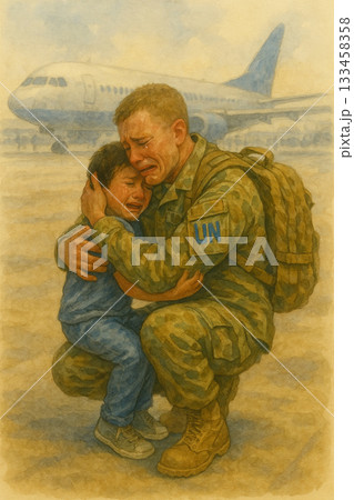 青空背景 133458358