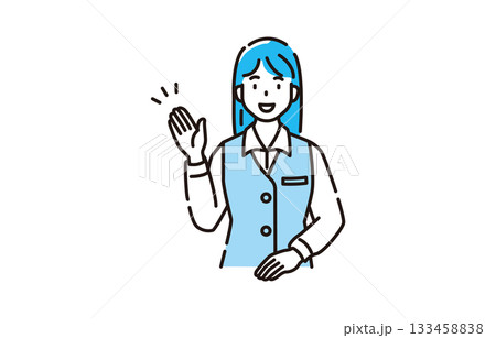 受付 案内 女性 受付 案内 女性 133458838