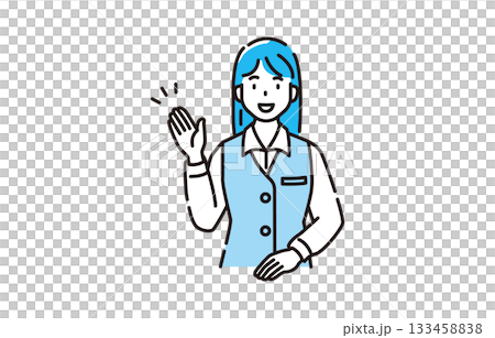 受付 案内 女性 受付 案内 女性 133458838