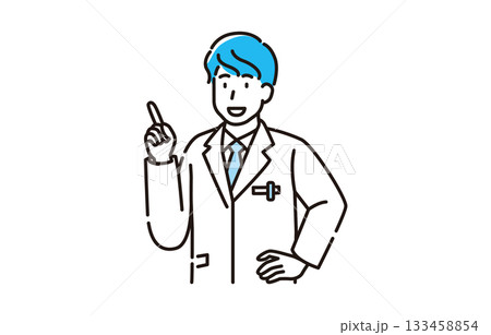 白衣の男性 133458854