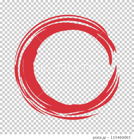 圖示筆刷字母筆刷圓圈圓形材質單一紅色 133460065