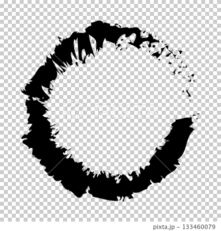 Icon Brush Lettering Brush Circle Circle Material Single Black Icon Brush Lettering Brush Circle Circle Material Single Black 133460079