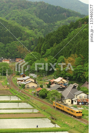 伯備線『115系 普通列車』×里山 133460177