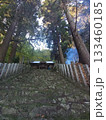 苔むしろの神社への階段 133460185