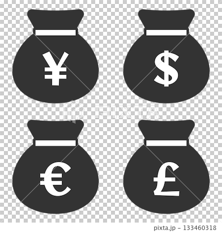 Money bag set black Money bag set black 133460318