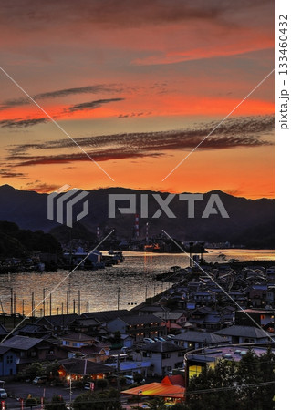 津久見市の夕景 津久見市の夕景 133460432