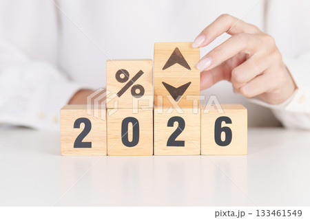 2025 to 2026 New year with percentage change to UP and Down arrow. Interest rate, GDP, stocks market, financial, deflation and Inflation, mortgage, debt, Loan and Economic Recession 2025 to 2026 New year with percentage change to UP and Down arrow. Interest rate, GDP, stocks market, financial, deflation and Inflation, mortgage, debt, Loan and Economic Recession 133461549
