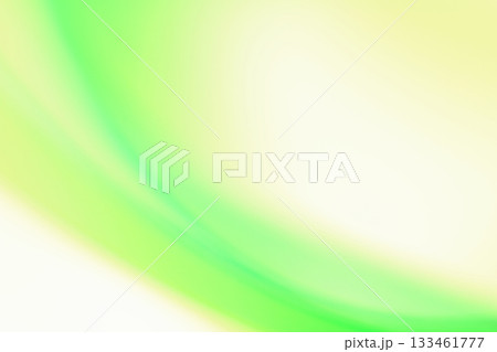 緑・黄色系　ゆるやかなライン背景　 133461777