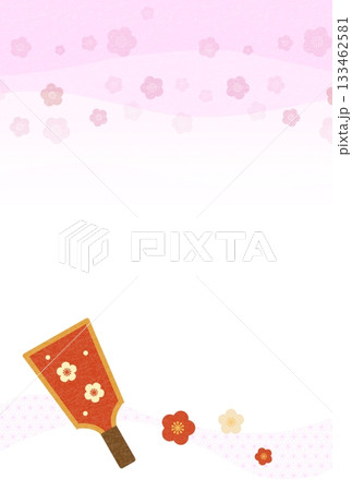 年賀状〈羽子板〉B 133462581