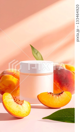 Peach Cream Jar Peach Cream Jar 133464920