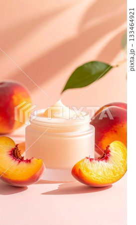 Peach Cream Jar Peach Cream Jar 133464921
