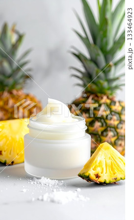 Pineapple Cream Jar Pineapple Cream Jar 133464923