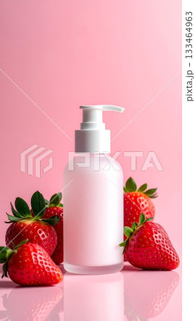 Strawberry Pump Bottle Strawberry Pump Bottle 133464963