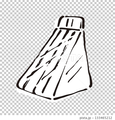 コンビニのサンドウィッチの線画イラスト コンビニのサンドウィッチの線画イラスト 133465212