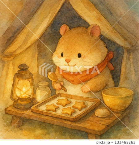 ハムスター ﾊﾑｽﾀｰ 可愛い動物 133465263