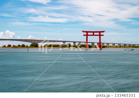 弁天島海浜公園の大鳥居 133465331