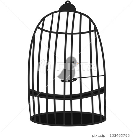 鳥籠　シンプル 133465796