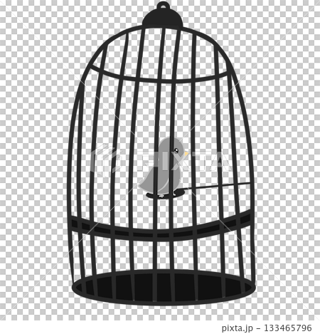 鳥籠　シンプル 133465796