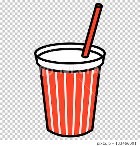 ファストフード店のドリンク ファストフード店のドリンク 133466001