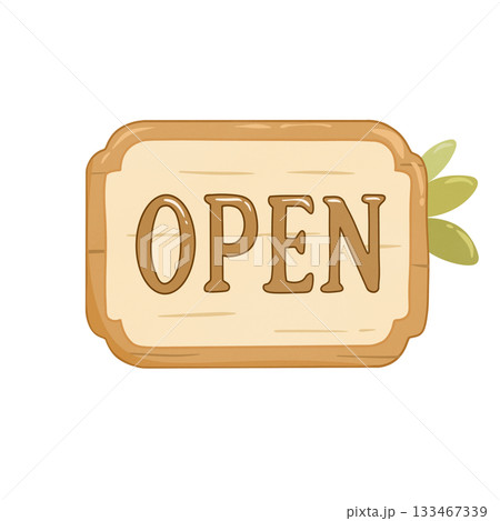 Open lettering  133467339