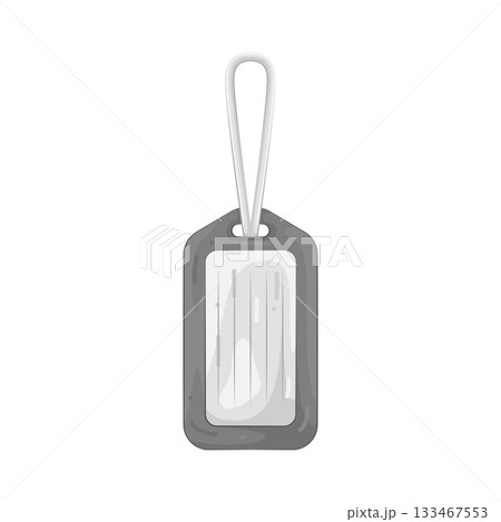 Illustration of luggage tag 133467553