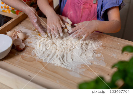 Kids Baking Together An Exciting Adventure in Making Delicious Dough from Scratch with Love and Fun Kids Baking Together An Exciting Adventure in Making Delicious Dough from Scratch with Love and Fun 133467704
