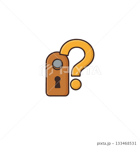 Confused digital security a conundrum of...のイラスト素材 [133468531] - PIXTA